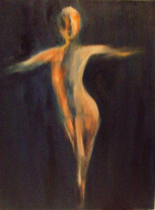 Part of the stillness. Dancer by Anne Milton, Fine Artist